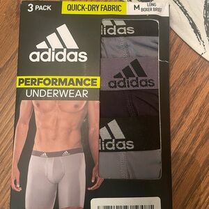 adidas Black and Gray Boxer Briefs 3-Pack